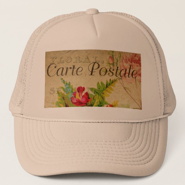 Casquette Carte postale française (Devant)