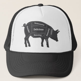 Casquette Carte principale de porc de Decriptive