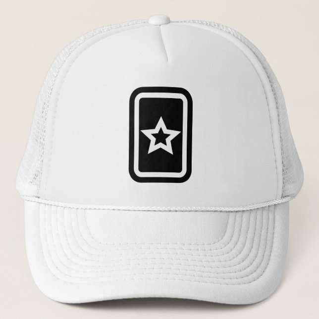 Casquette Carte Zener | Hollow 5 Pointed Star (Devant)