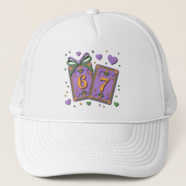 Casquette Cartes à jouer Mardi Gras Deck Six Sept (Devant)
