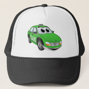 Casquette Cartographie de taxi vert