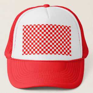 Casquette Carton De Chaussure Classique Rouge Et Blanc