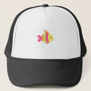Casquette Carton de poisson mignon
