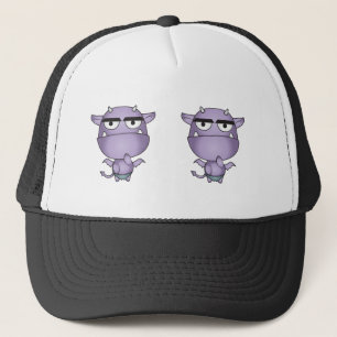 Casquette Cartoon de gargouille heureux - Fantaisie