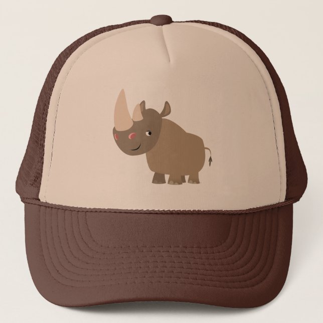 Casquette Cartoon Rhino très calme (Devant)