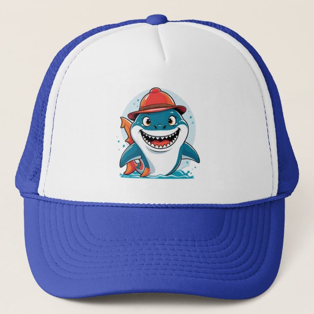 Casquette Cartoon Shark Kids Hat (Devant)