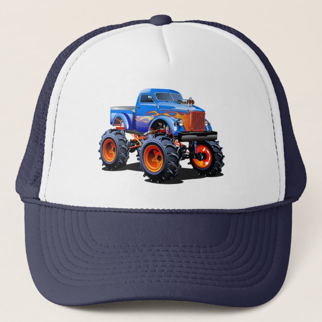 Casquette Cartoon voiture classique rond autocollant (Devant)