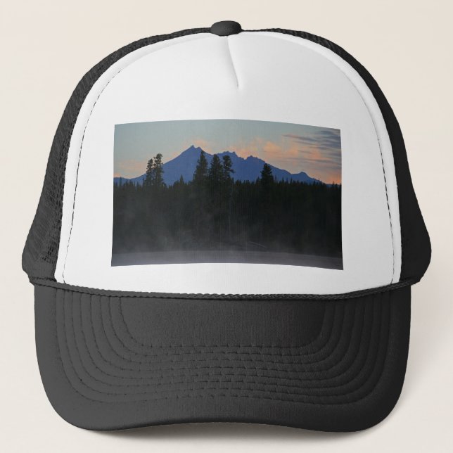 Casquette Cascades de l'Orégon à l'aube (Devant)
