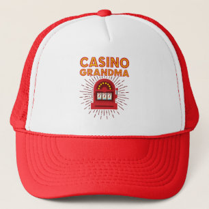 Casquette Casino Grand-mère Machine à fente Jeu Grand-mère
