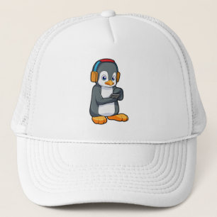 Casquette Casque de musique Penguin