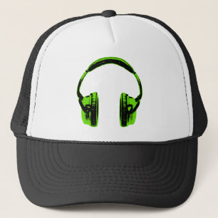 Casquette Casque graphique vert