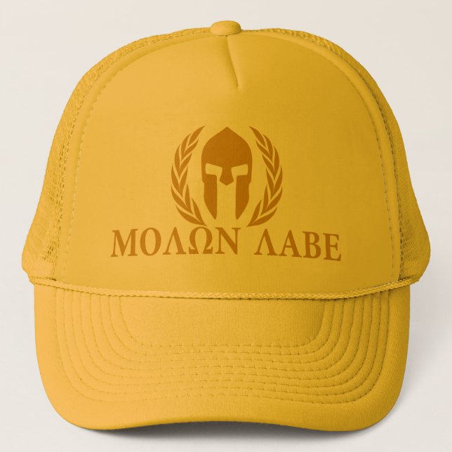 Casquette Casque Molon Labe Spartan (Devant)