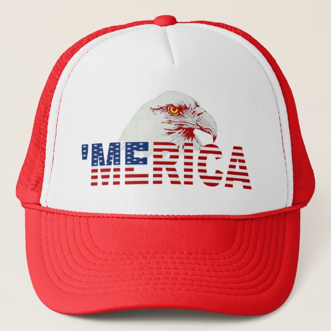 Casquette 'Casquette américain de drapeau de MERICA Eagle (Devant)