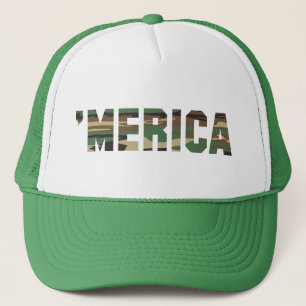 Casquette 'Casquette de camionneur de police de MERICA Camo