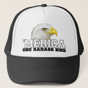 Casquette 'Casquette de camionneur d'oiseau de MERICA un