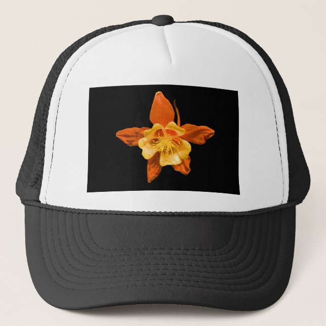 Casquette Casquette, fleur simple de Columbine (Devant)