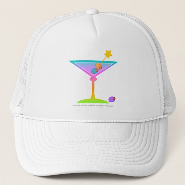 Casquette, Casquette - Rainbow Martini (Devant)