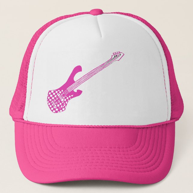 Casquette Casquette-Rose bas Checkered (Devant)