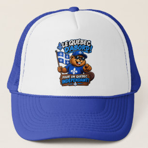 Casquette Castor Québécois – Québec Indépendant – Humour Pol
