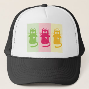 Casquette Cat Cute Funny Animal Cartoon Caractère Design