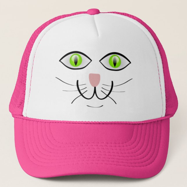 Casquette Cat Funny Face Cartoon-29034 (Devant)