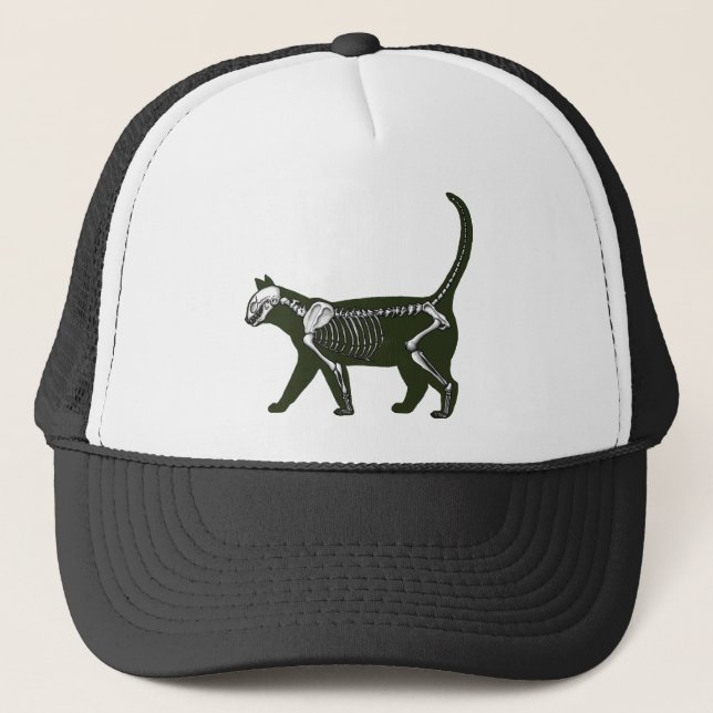 Casquette Cat Skeleton (Devant)