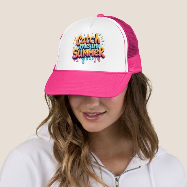 Casquette Catch Me In Summer Bubble Graffiti Hat (En situation)