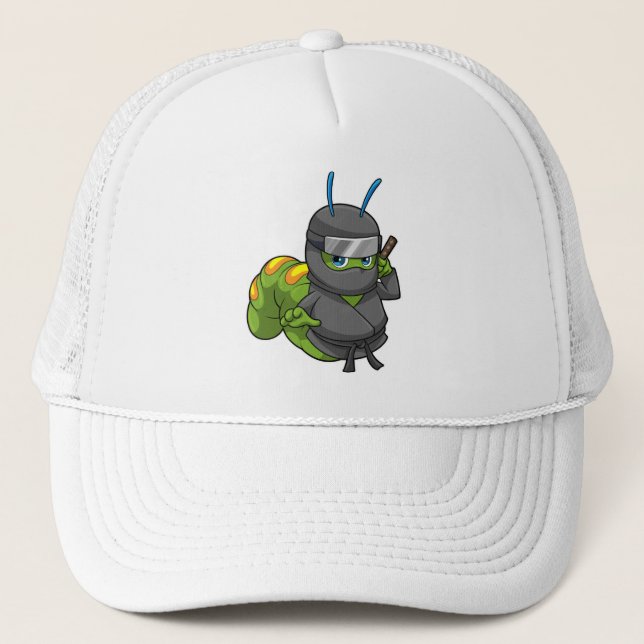 Casquette Caterpillar comme Ninja avec épée (Devant)