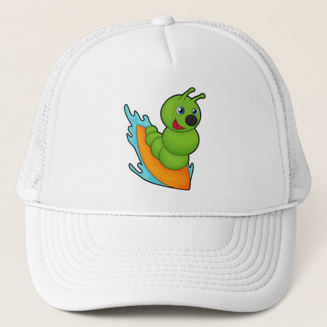 Casquette Caterpillar comme Surfer avec Surfer (Devant)