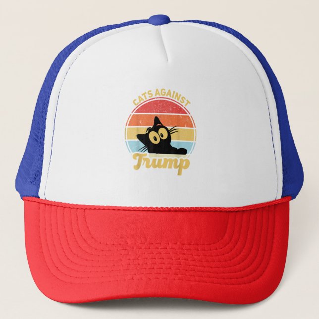 Casquette Cats Against Trump (Devant)