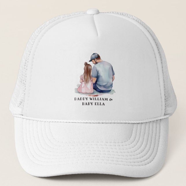Casquette Caution père et fille (7) (Devant)