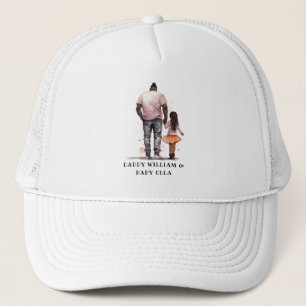 Casquette Caution père et fille noire (5)