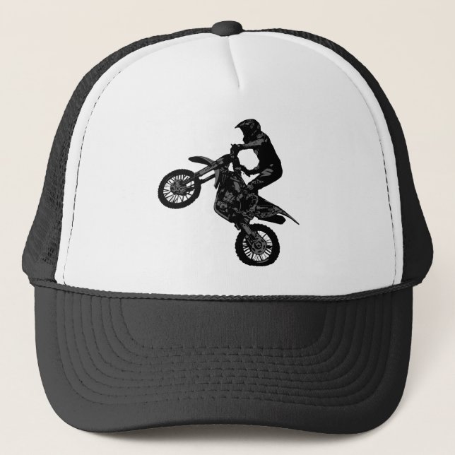 Casquette Cavalier de Saleté-Vélo de motocross (Devant)