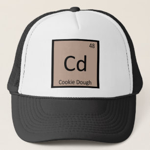 Casquette Cd - Chimie de la pâte à cookie Symbole du tableau