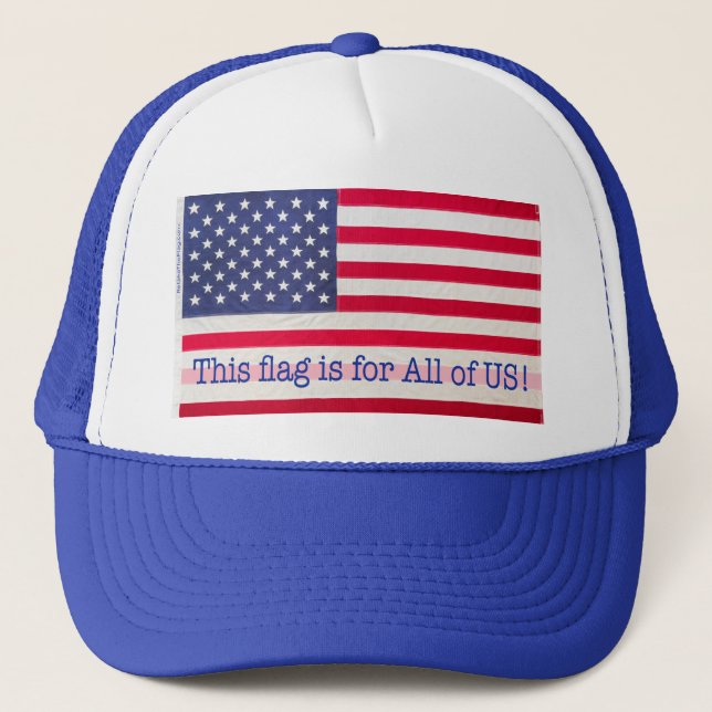 Casquette - Ce drapeau est pour tous les US! messa (Devant)