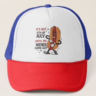 CASQUETTE CE N'EST PAS 4 JUILLET JUSQU'À CE QUE MON WIENER S