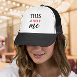 Casquette Ce n'est pas moi | Typographie humoristique branch<br><div class="desc">Dans un monde où les étiquettes sont partout et où l'identité est constamment remise en question, ce Casquette fait une déclaration audacieuse et humoristique : Ce n'est pas moi. Mais qu'est-ce que ça veut vraiment dire ? Est-ce un déni ludique, une réflexion plus profonde sur la perception de soi, ou...</div>