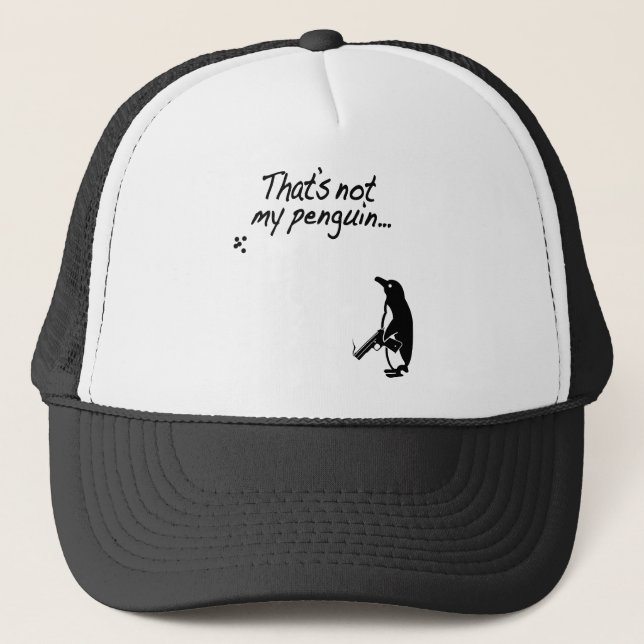 Casquette Ce n'est pas mon pingouin (Devant)
