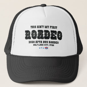 Casquette Ce N'est Pas Mon Premier Chapeau de Camionneur Roa