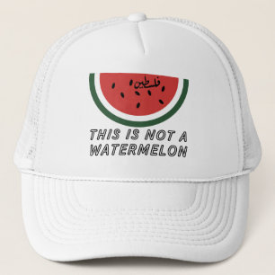 Casquette Ce n'est pas une pastèque Palestine