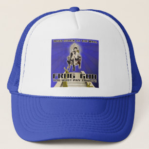 Casquette Ce qui est collé au mur - Grenouille Dieu chapeau 