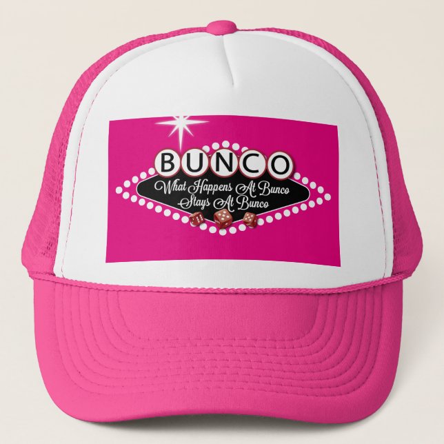 Casquette Ce qui se produit aux séjours de Bunco à (Devant)