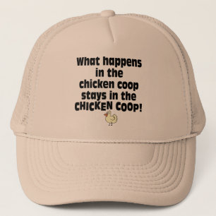 Casquette Ce qui se produit dans la cage de poulet