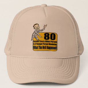 Casquette Ce qui s'est produit les quatre-vingtième cadeaux