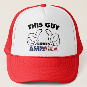 Casquette Ce type aime l'Amérique