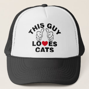 CASQUETTE CE TYPE AIME LES CHATS