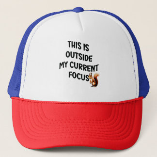 Casquette Ceci est hors de mon centre d'intérêt actuel Écure