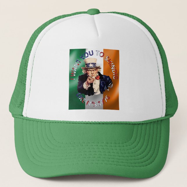 Casquette Célébration de l'oncle Sam irlando-américain (Devant)