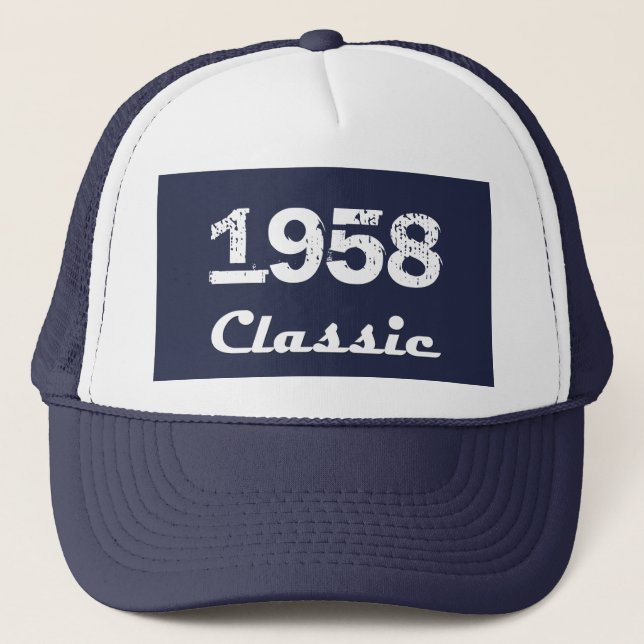 Casquette Célébration du 60e anniversaire de 1958 (Devant)