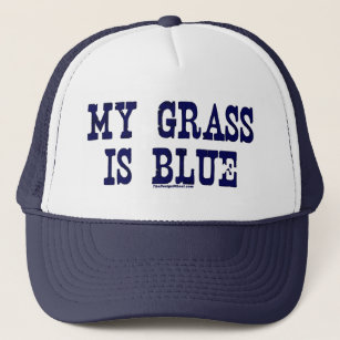 Casquette "Célèbre" mon herbe est bleue